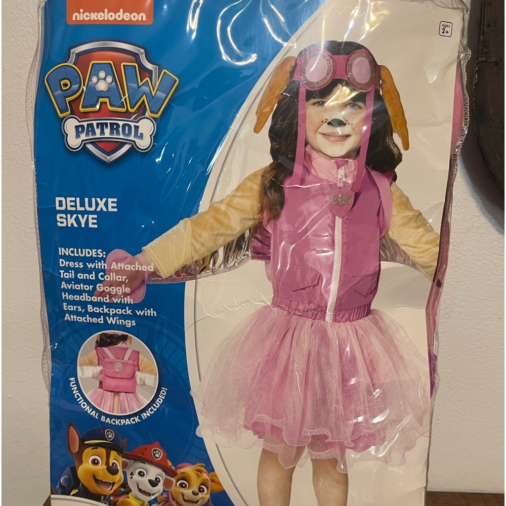 Paw patrol SKYE Costume toddler size 5-6